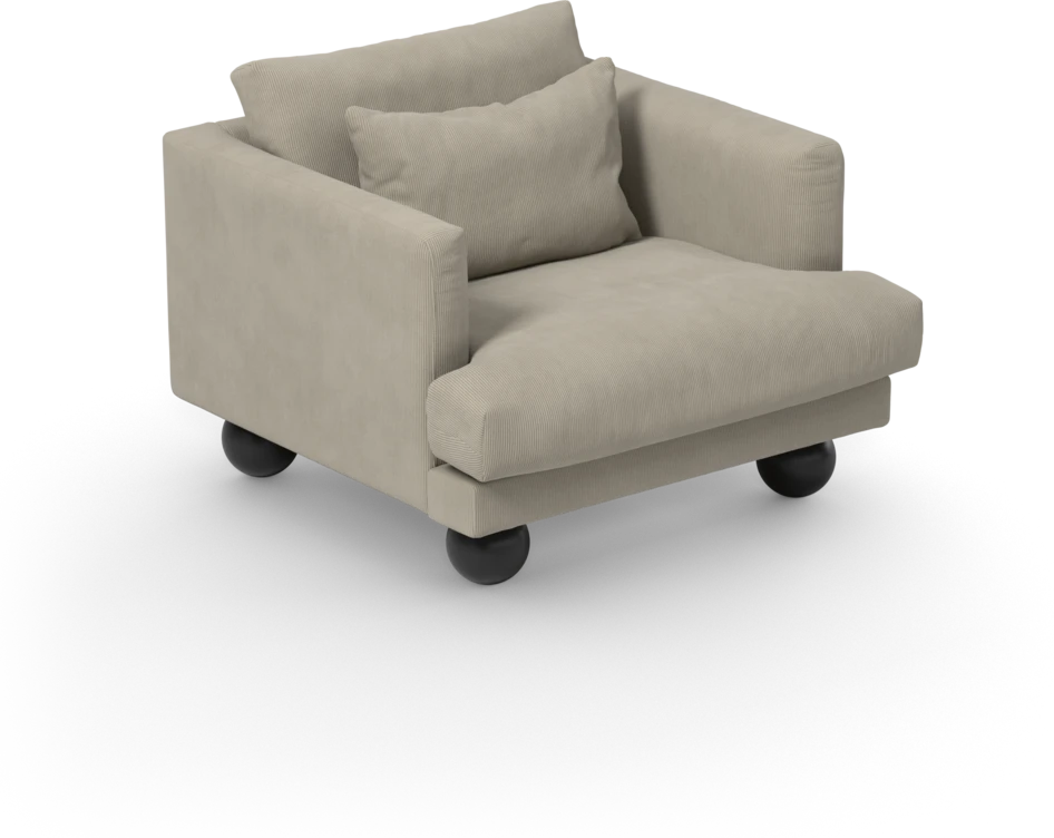 Harper - Fåtölj - Beige