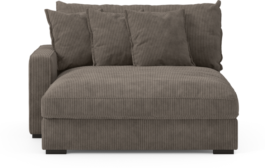 Rossi - Schäslong XL vänster - Brun