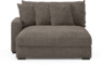 Rossi - Schäslong XL vänster - Brun