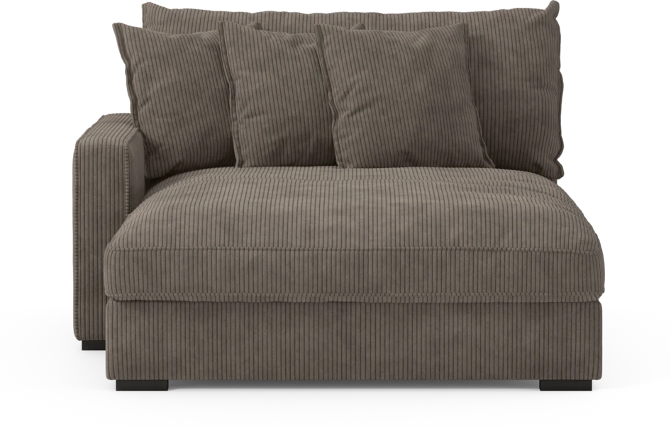 Rossi - Schäslong XL vänster - Brun