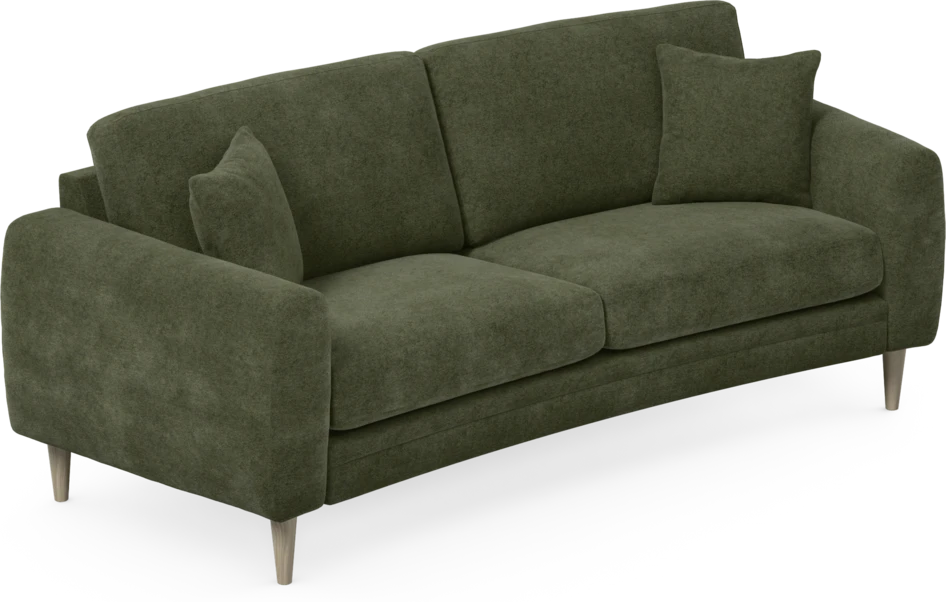 Eden - 2,5-sits soffa svängd - Grön