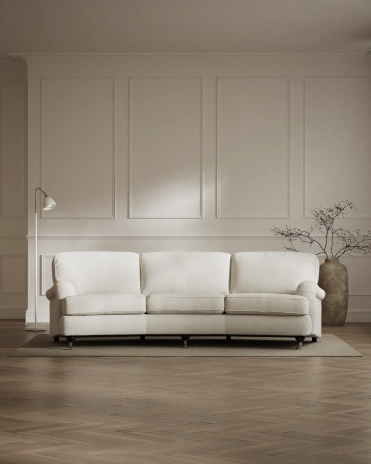 Oxford - 3-sits soffa svängd - inspiration