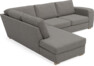Friday - 2,5-sits soffa med divan vänster - Grå