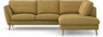 Madison - 2-sits soffa med divan höger - Gul
