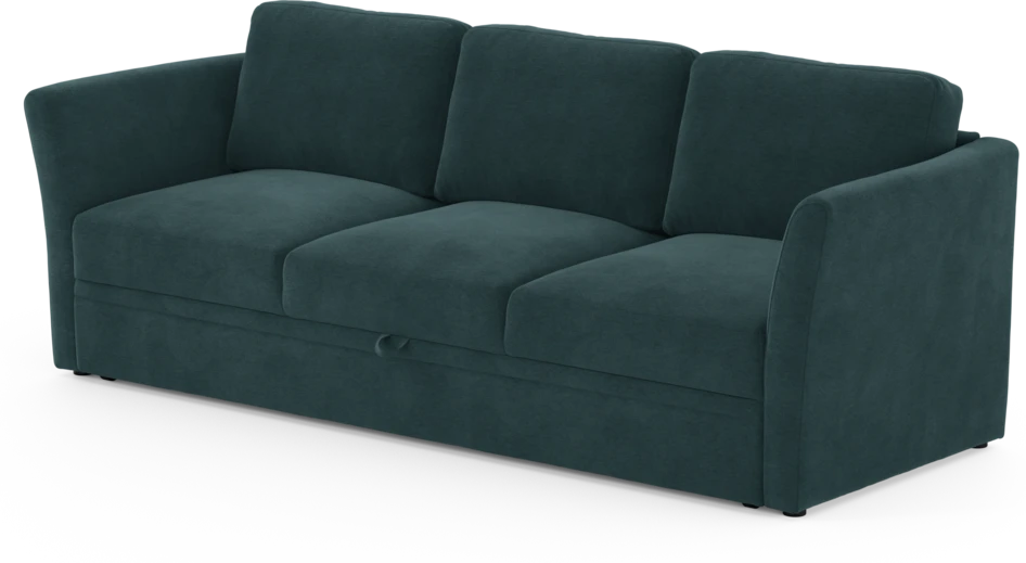 Öland - Bäddsoffa 3-sits, längsbäddad - Blå