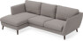 Madison Lux - 2-sits soffa med schäslong vänster - Grå