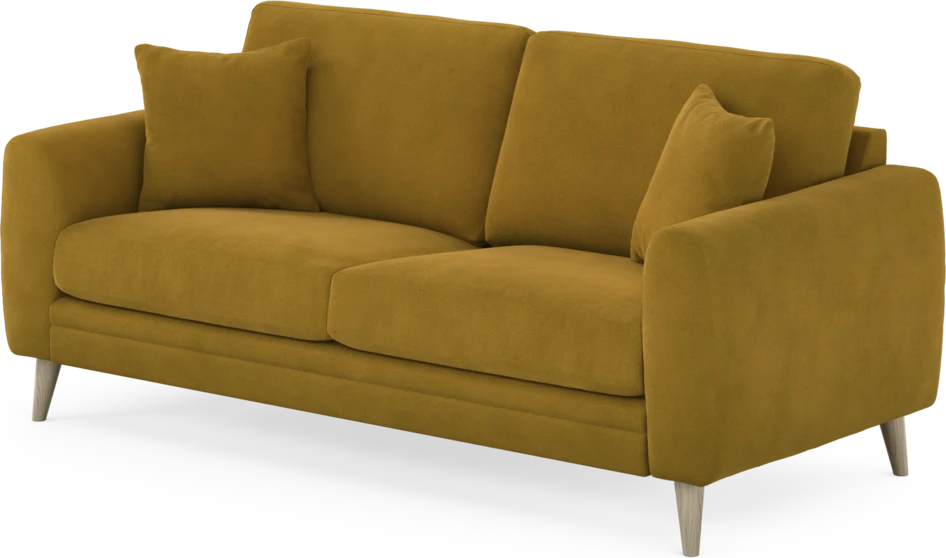 Eden - 2,5-sits soffa - Gul