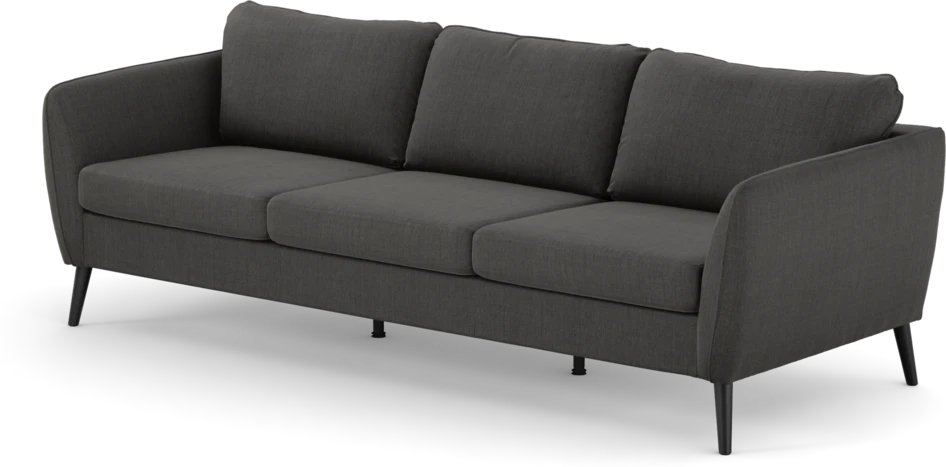County - 3-sits soffa - Grå
