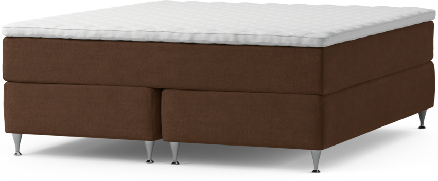 Delux Exclusive - Kontinentalsäng, dubbelsäng med bäddmadrass och sängben