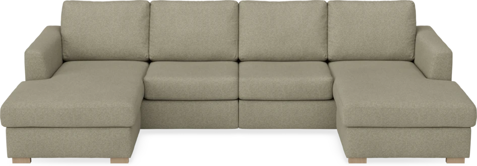 Friday - 2-sits soffa med två schäslonger - Beige