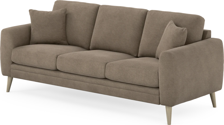 Eden - 3-sits soffa - Brun