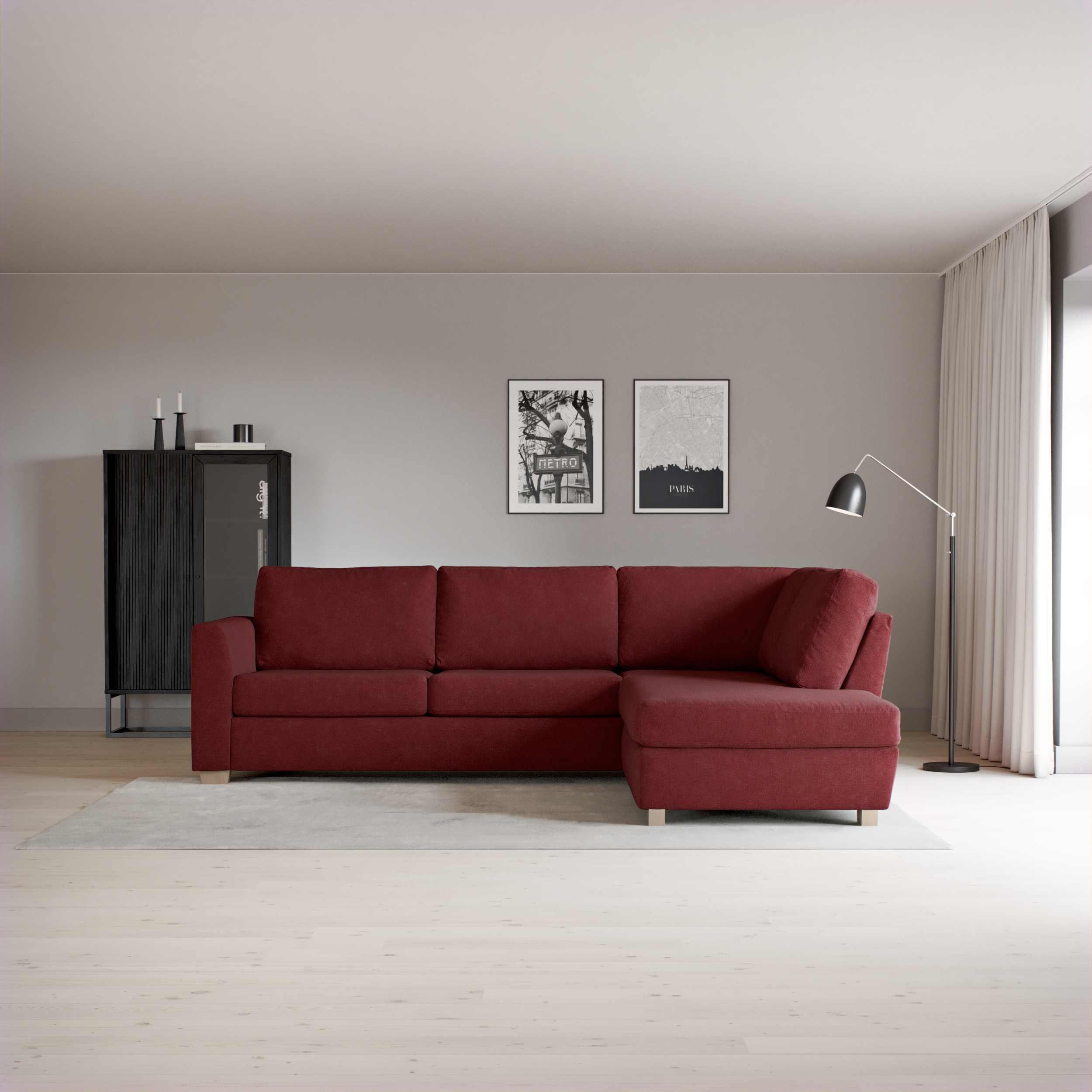 Friday - 2,5-sits soffa med divan höger - inspiration