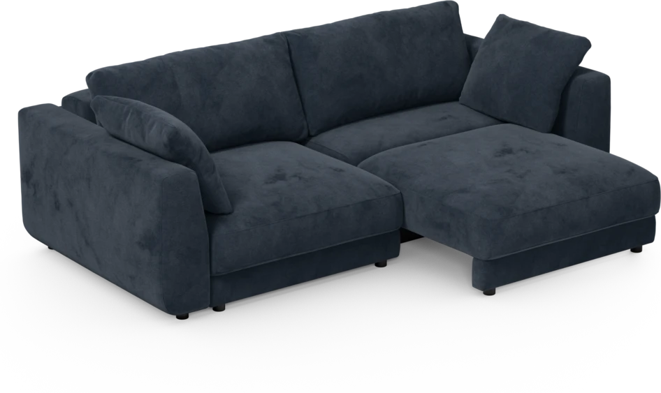 Amie - Bäddsoffa 3-sits - Blå