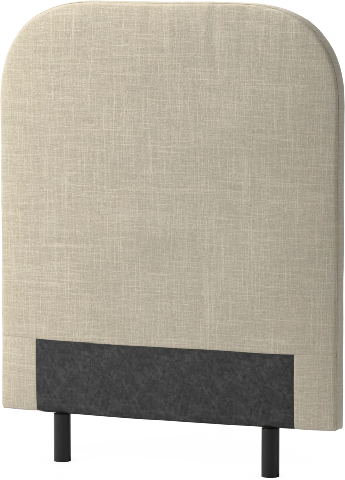 Delux Rundad - Sänggavel, 90-210 cm - Beige