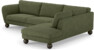 Madison Lux - 3-sits soffa med divan höger - Grön