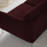 Madison Lux - 2-sits soffa med schäslong vänster - Röd