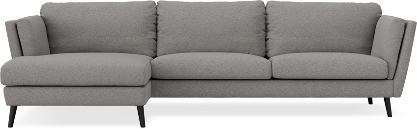 Madison - 3-sits soffa med schäslong vänster - Grå