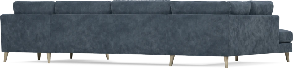 Bridge - 3-sits soffa med divan vänster och schäslong höger - Blå
