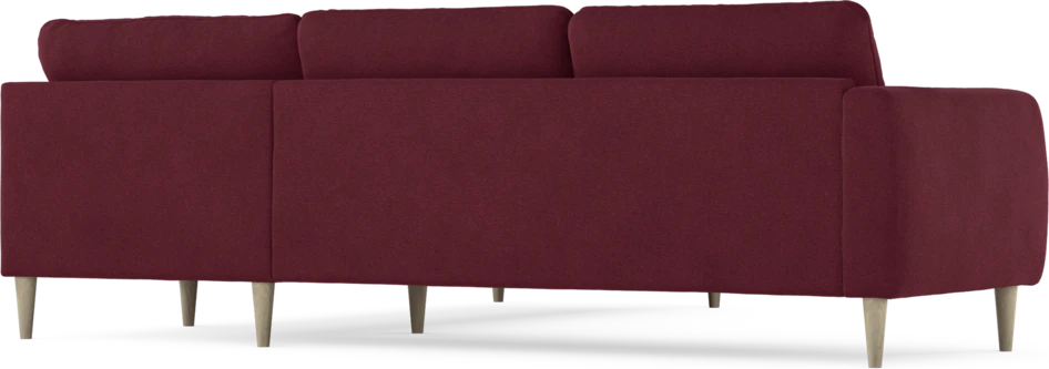 Bridge - Hörnsoffa, 2+2-sits - Röd