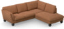 Madison Lux - 2-sits soffa med divan höger - Orange
