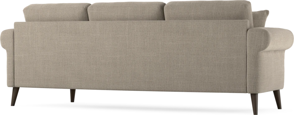Eden - 3-sits soffa svängd - Beige
