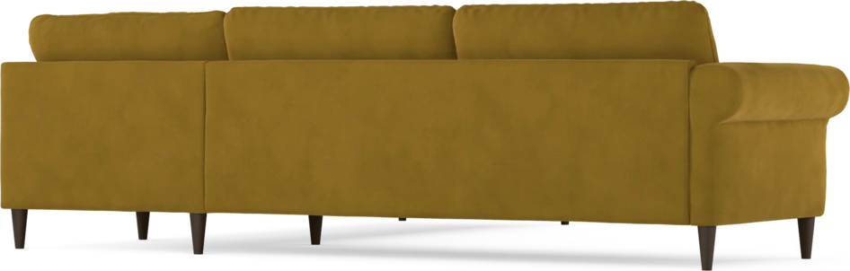 Bridge - Hörnsoffa, 3+3-sits - Gul