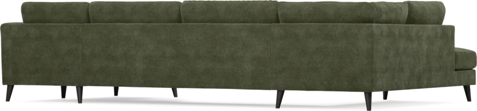 Bridge - 3-sits soffa med divan vänster och schäslong höger - Grön