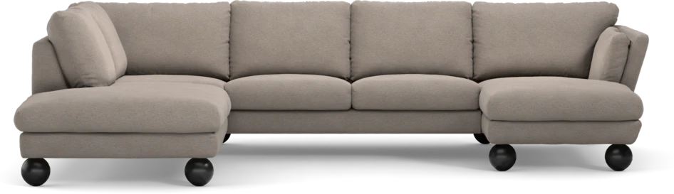 Madison - 2-sits soffa med divan vänster och schäslong höger - Beige