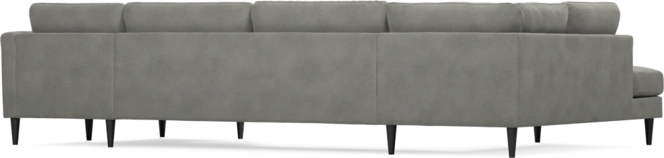 Bridge - 3-sits soffa med divan vänster och schäslong höger - Grå