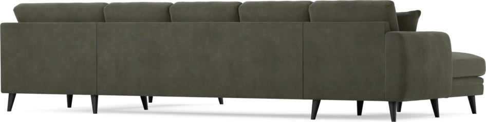 Eden - 3-sits soffa med schäslong vänster och divan höger - Grå