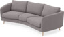 Madison - 3-sits soffa svängd, 70 cm - Grå