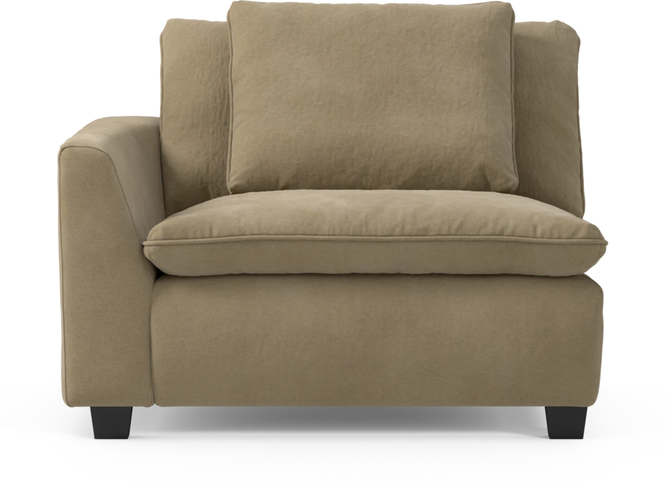 Bellora - 1-sits med armstöd vänster - Beige