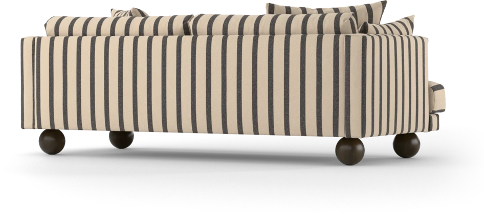 Harper - 3-sits soffa, hel dyna - Flerfärgad