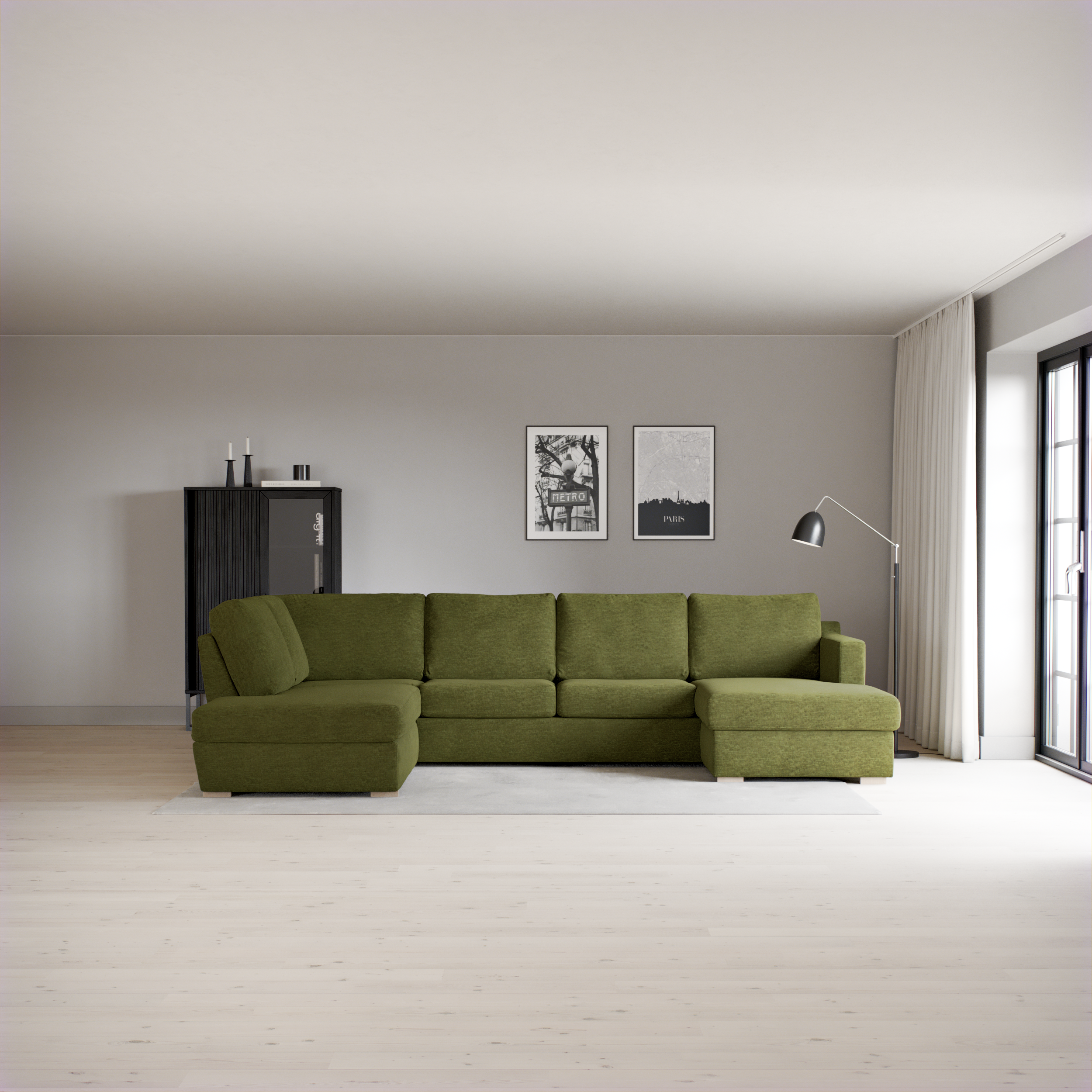 Friday - 3-sits soffa med divan vänster och schäslong höger - inspiration