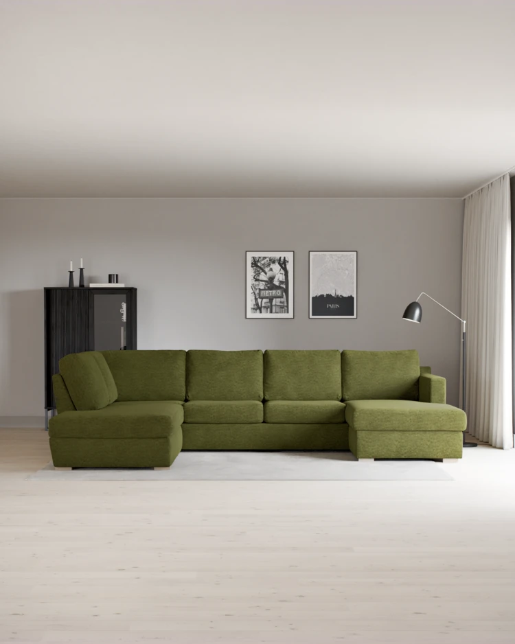 Friday - 3-sits soffa med divan vänster och schäslong höger - inspiration