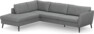 County - 2,5-sits soffa med divan vänster - Grå