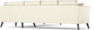Eden - Hörnsoffa 3+3 - Vit