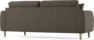 Eden - 2,5-sits soffa svängd - Brun