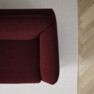 Madison Lux - 2-sits soffa med schäslong vänster - Röd