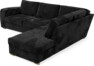 Friday - 2,5-sits soffa med divan höger - Grå
