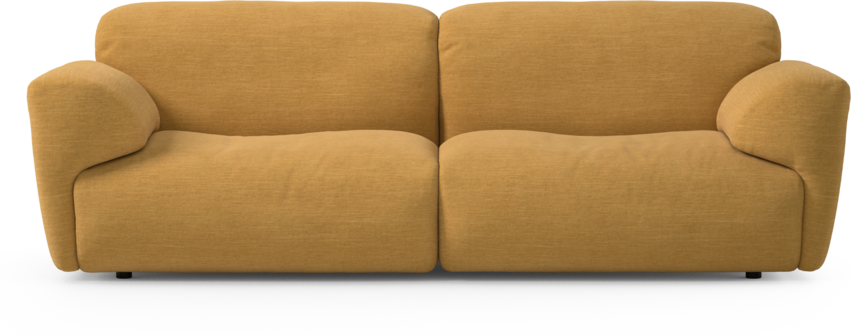 Bobby - 4-sits soffa - Gul