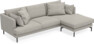 Harper - 4-sits med schäslong höger  - Beige
