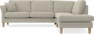 Eden - 2,5-sits soffa med divan - Brun