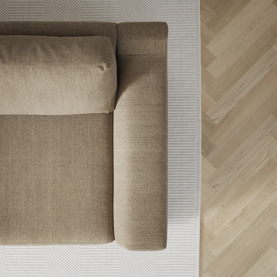 Friday - 3-sits soffa med schäslong vänster och divan höger - Beige