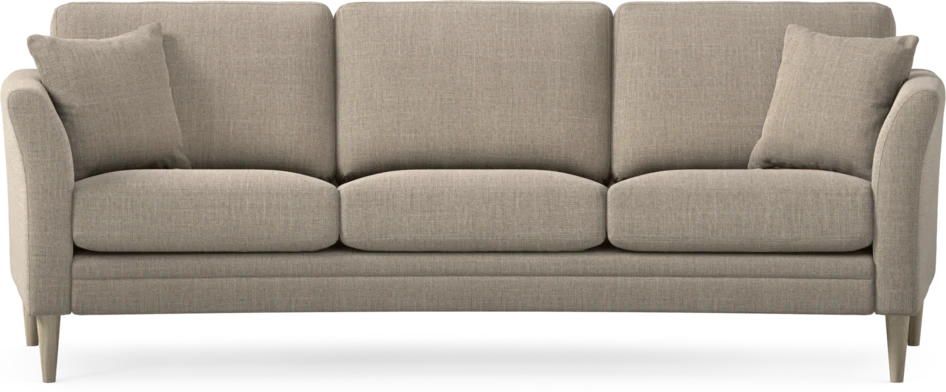 Eden - 3-sits soffa svängd - Beige