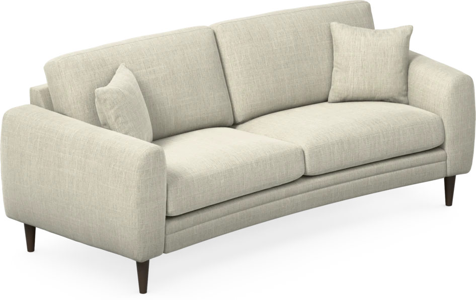 Eden - 2,5-sits soffa svängd - Beige