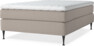 Delux Sense - Kontinentalsäng, enkelsäng 140 cm med bäddmadrass - Beige