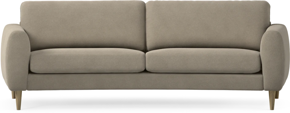 Bridge - 3-sits soffa svängd - Beige