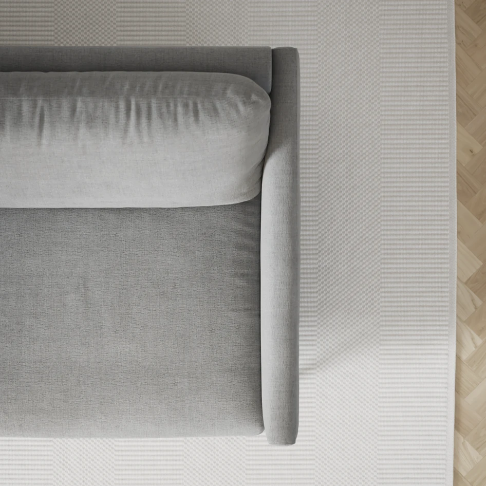 Madison - 2-sits soffa med divan vänster och schäslong höger - Grå