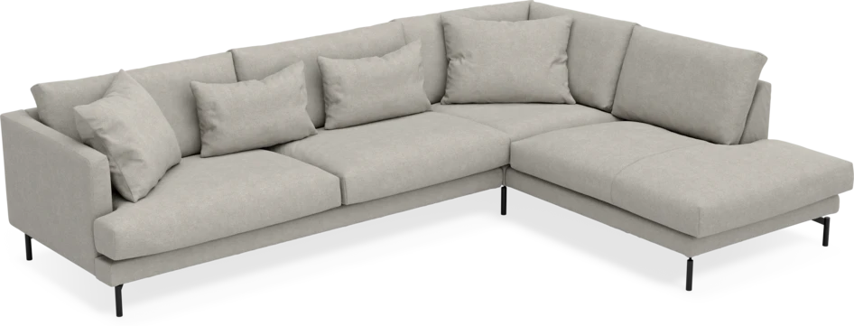 Harper - 3-sits soffa med divan höger - Beige